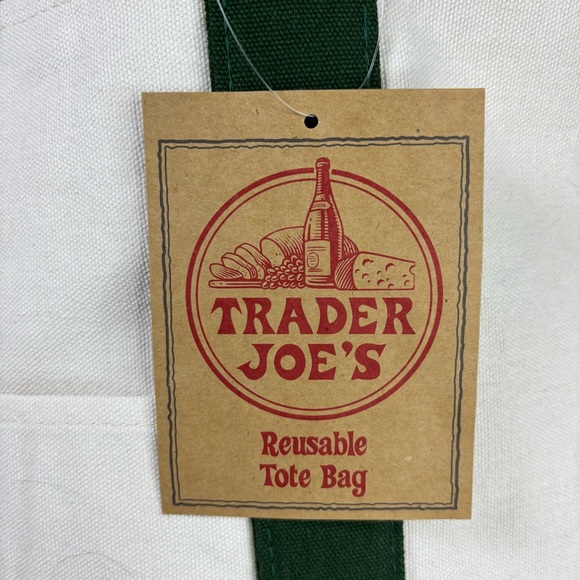 TRADER JOE’S Large Canvas Tote Bag- World’s Most Coveted US-Exclusive Carry NWT - Picture 6 of 8